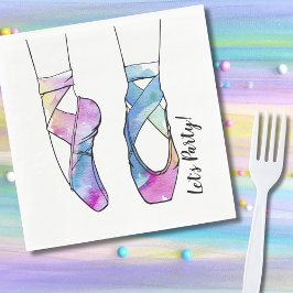 Ballerina Ballet Verjaardagsfeest Servet