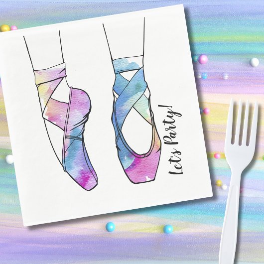 Ballerina Ballet Verjaardagsfeest Servet