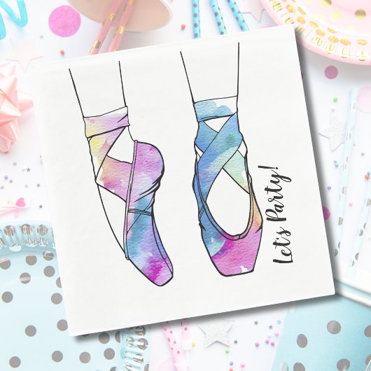 Ballerina Ballet Verjaardagsfeest Servet