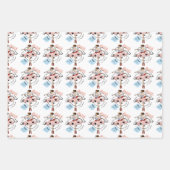 Ballerina Balletcore Patroon Inpakpapier Vel (Voorkant 3)