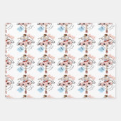 Ballerina Balletcore Patroon Inpakpapier Vel (Voorkant)
