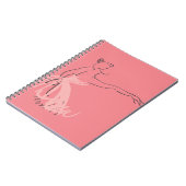 Ballerina balletdanser notitieboek (Linkerzijde)