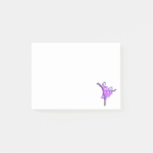 Ballerina Balletdanser Post-it® Notities Notes (Voorkant)