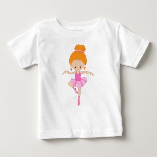 Ballerina, Balletmeisje, Ballet Dans, Oranje Haar (Voorkant)