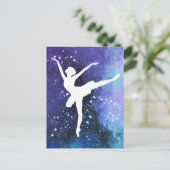 Ballerina/Balletttänzerin Briefkaart (Staand voorkant)