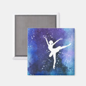 Ballerina/ Balletttänzerin Magneet (Voorkant / Achterkant)