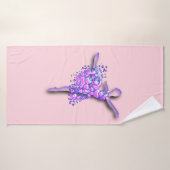 Ballerina Bath Towel Ballett Dancer Girl Badhanddoek (Badhanddoek)