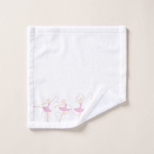 Ballerina Bath Towel Set Bad Handdoek (Wasdoekje)