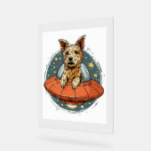 Ballerina Beagle - Grappige hondendans Acryl Bord (Hoek)