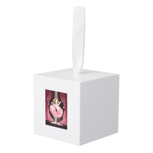 Ballerina Beagle � Grappige Hondendans Decoratie (Voorkant hoekig)