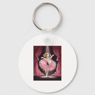 Ballerina Beagle � Grappige Hondendans Sleutelhanger