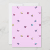 Ballerina Beer Birthday Party Kaart (Achterkant)