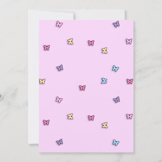 Ballerina Beer Birthday Party Kaart (Achterkant)