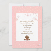 Ballerina Beer Birthday Uitnodiging (Achterkant)