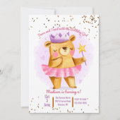 Ballerina Beer Uitnodiging (Voorkant)