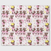 Ballerina Beren Cadeauverpakking Cadeaupapier (Vlak)