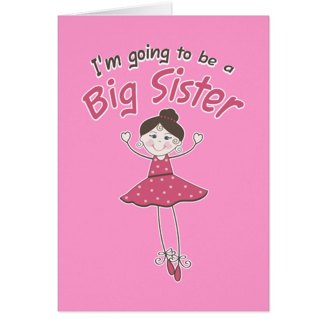 Ballerina Big Sister moet worden (Voorkant)