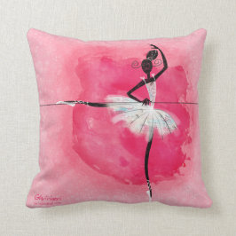 Ballerina bij de barre kussen
