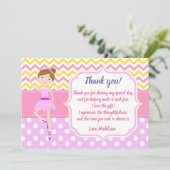 Ballerina Birthday Bedankt voor je creditcard (Staand voorkant)