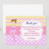 Ballerina Birthday Bedankt voor je creditcard (Voorkant / Achterkant)