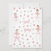 Ballerina Birthday Kaart (Achterkant)
