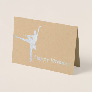 Ballerina Birthday Kaart