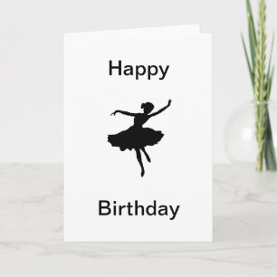 Ballerina Birthday Kaart