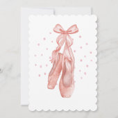 Ballerina Birthday Kaart (Achterkant)