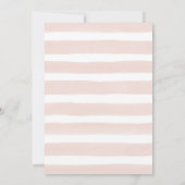 Ballerina Birthday Party Invitation Kaart (Achterkant)