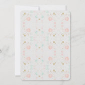 Ballerina Birthday Party Invitation Kaart (Achterkant)