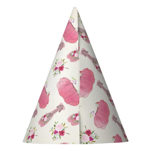 Ballerina Birthday Party Pet Feesthoedjes (Achterkant)