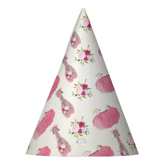 Ballerina Birthday Party Pet Feesthoedjes (Links)