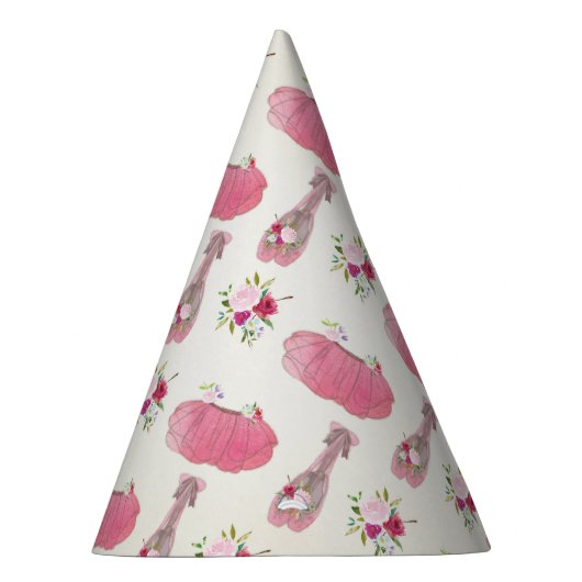 Ballerina Birthday Party Pet Feesthoedjes (Rechts)