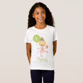 Ballerina Birthday Shirt Blonde (Voorkant volledig)