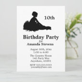 Ballerina Birthday Uitnodiging (Staand voorkant)