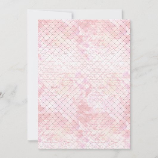 Ballerina Birthday Uitnodiging (Achterkant)