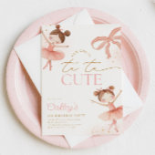 Ballerina Birthday Uitnodiging