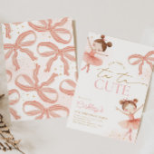 Ballerina Birthday Uitnodiging