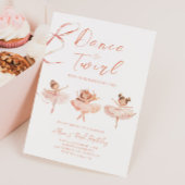 Ballerina Birthday Uitnodiging