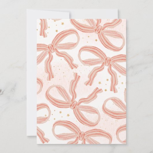 Ballerina Birthday Uitnodiging (Achterkant)