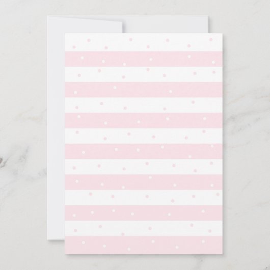 Ballerina Birthday Uitnodiging - Tutu Uitnodiging (Achterkant)