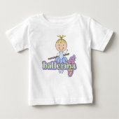 Ballerina - Blauwe Baby Tutu Body (Voorkant)