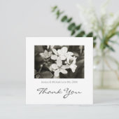 Ballerina Blossoms  bedankje Bedankkaart (Staand voorkant)