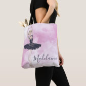 Ballerina Blue Pink Personal Tote Bag (Dichtbij)