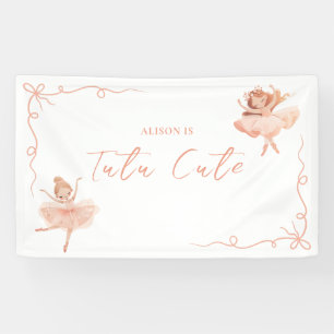 Ballerina Boog Verjaardag Spandoek