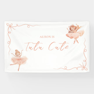 Ballerina Boog Verjaardag Spandoek