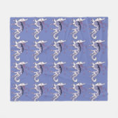 Ballerina Borzoi fleece deken (Voorkant (Horizontaal))