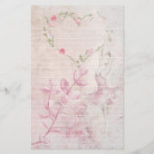 Ballerina Botanische Hartvoering Briefpapier (Voorkant)