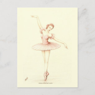 Ballerina Briefkaart
