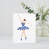 Ballerina Briefkaart (Staand voorkant)